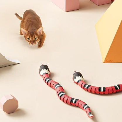 Interactive Snake Toy for Cats with Smart Sensors & USB Charging-Interactive Cat Toy-7-Colydia