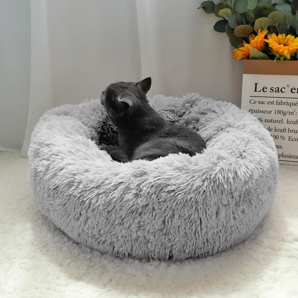 Ultra-Soft Calming Pet Bed - Washable, Lightweight Relaxation-Pet Bed-light grey-M-9-Colydia