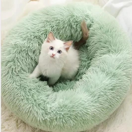 Ultra-Soft Calming Pet Bed - Washable, Lightweight Relaxation-Pet Bed-mint green-M-8-Colydia