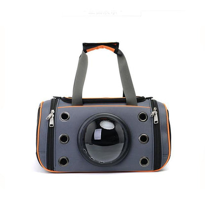 Breathable Sling Pet Carrier with Bubble Window for Small Dogs-Pet Carrier-Orange-S-3-Colydia