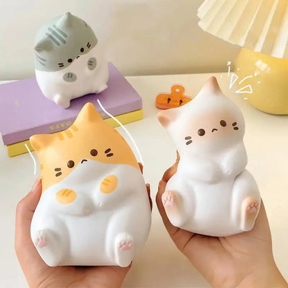 Kawaii Cat Anti-Stress Ball – Cute Squishy for Relaxation & Decor-Stress Relief Toy-2-Colydia