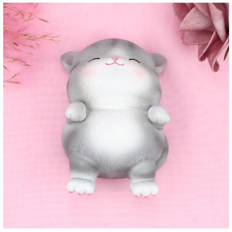 Gray Kitten Statuette - Ultra-Realistic Resin Decor for Any Space-Cat Statuette-Dodo (78x38mm)-7-Colydia