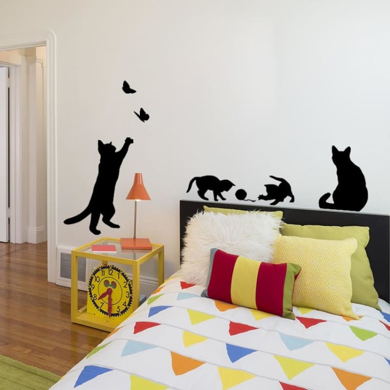 3D Cat Stickers for Wall Decoration - Waterproof & Eco-friendly-Wall Decal Stickers-3-Colydia