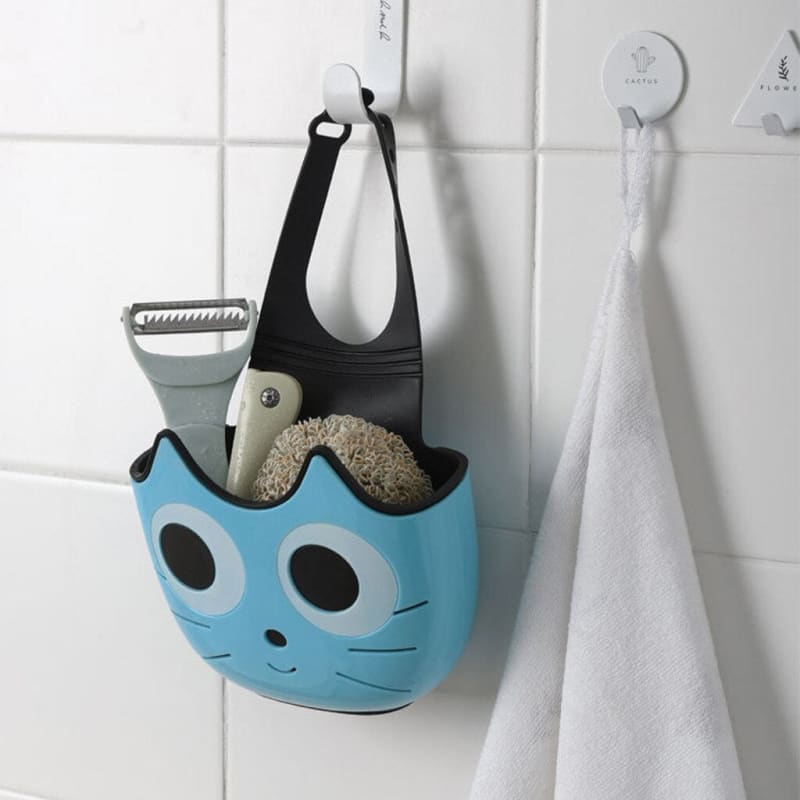 Adorable Cat-Shaped Sink Organizer | Space-Saving Kitchen Accessory-Sink Organizer-6-Colydia