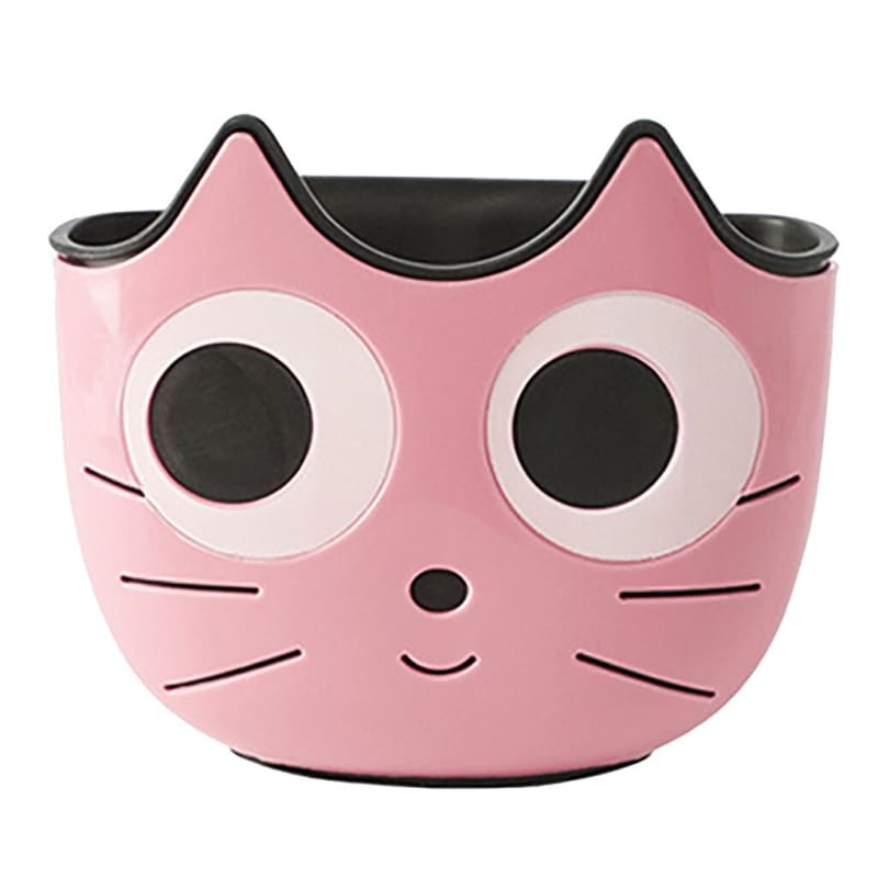 Adorable Cat-Shaped Sink Organizer | Space-Saving Kitchen Accessory-Sink Organizer-Pink-9-Colydia