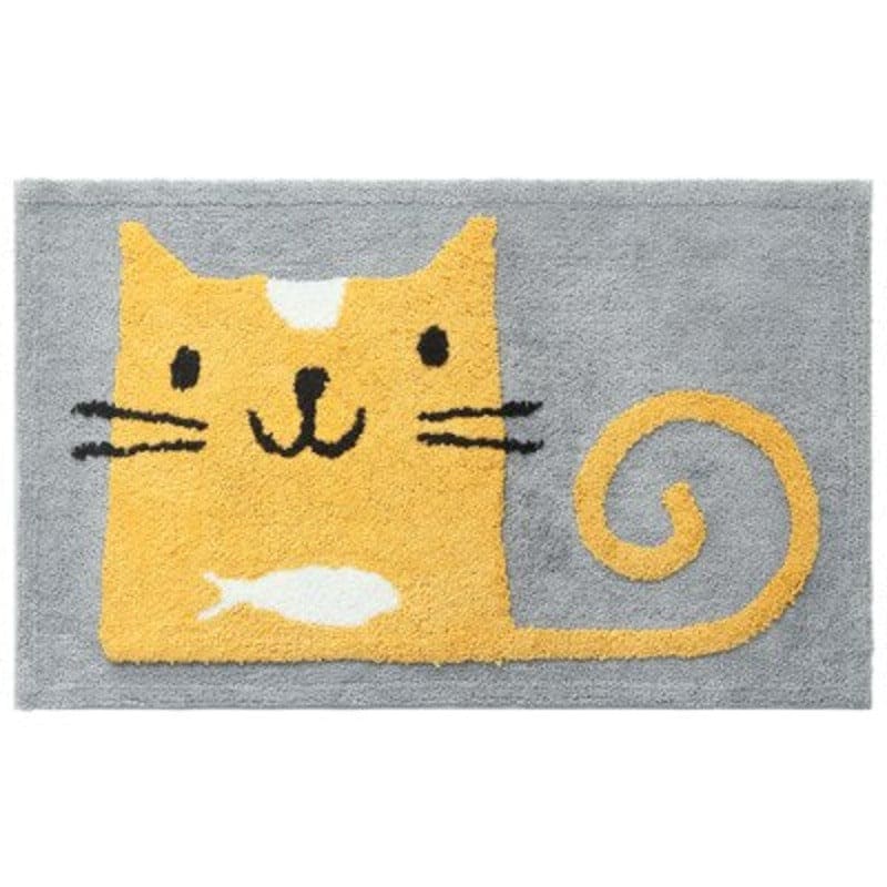 Cartoon Cat Bath Mat - Ultra-Absorbent, Non-Slip, Soft Comfort-Bathroom Mat-50 x 80 cm-5-Colydia