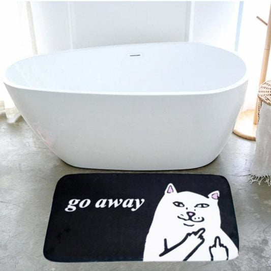 Ultra-Absorbent Cheeky Cat Bath Mat - Fun & Soft Bathroom Decor-Bath Mat-1-Colydia