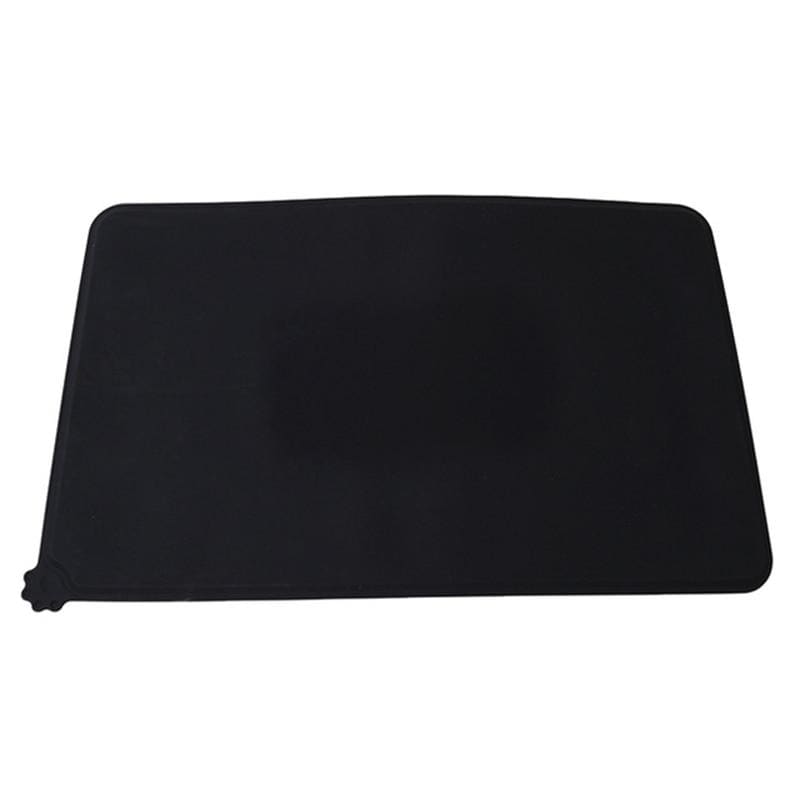 Waterproof Non-Slip Cat Feeding Mat - Silicone, Easy Clean & Travel-Ready-Pet Feeding Mat-Black (48x30 cm)-5-Colydia