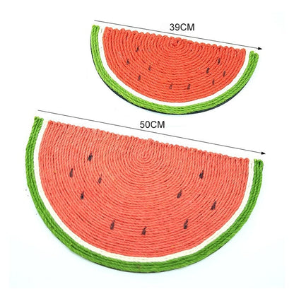 Sisal Watermelon Cat Scratcher Mat - Durable & Fun Design-Cat Scratching Mat-10-Colydia