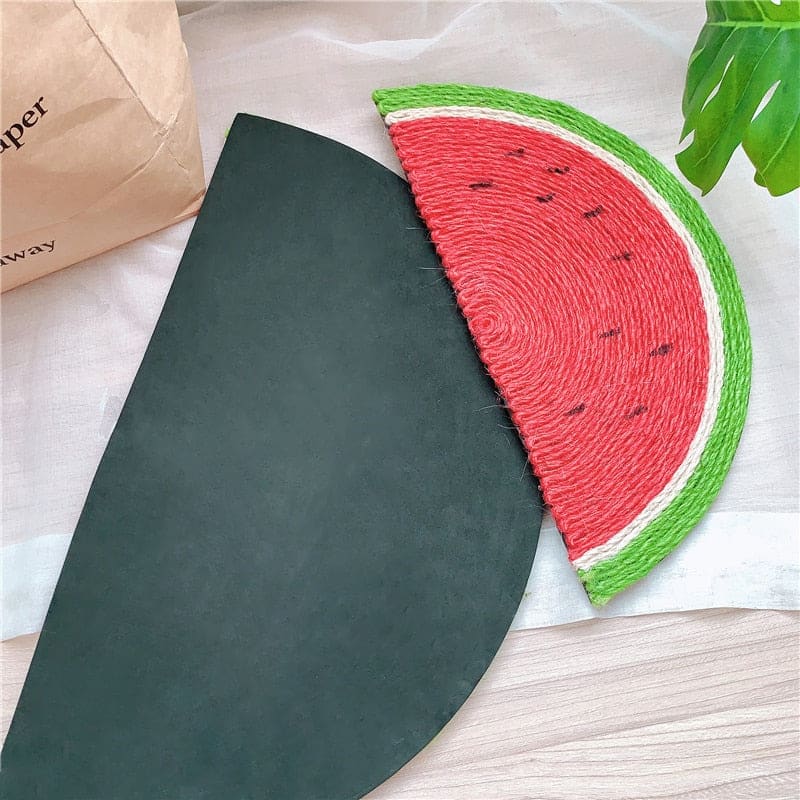 Sisal Watermelon Cat Scratcher Mat - Durable & Fun Design-Cat Scratching Mat-7-Colydia