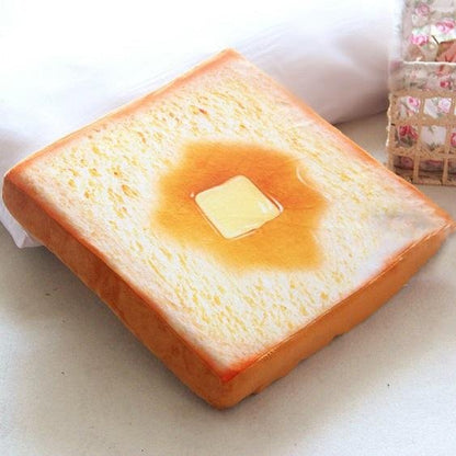 Cozy Toast-Shaped Pet Bed Mat - Comfy Cushion, Easy Clean Cover-Pet Bed-Butter & Syrup Toast-6-Colydia