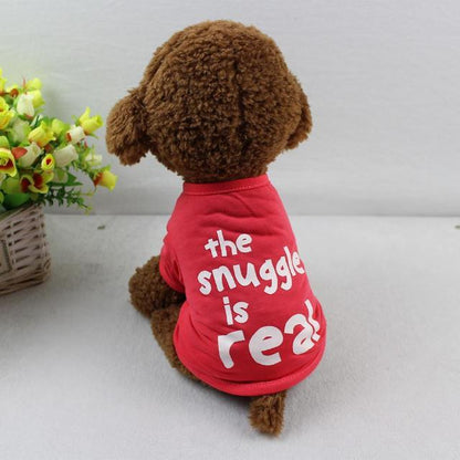 Cozy Snuggle Is Real Graphic Tee for Soft, Relaxed Comfort-Pet Comfort Bed-4-Colydia