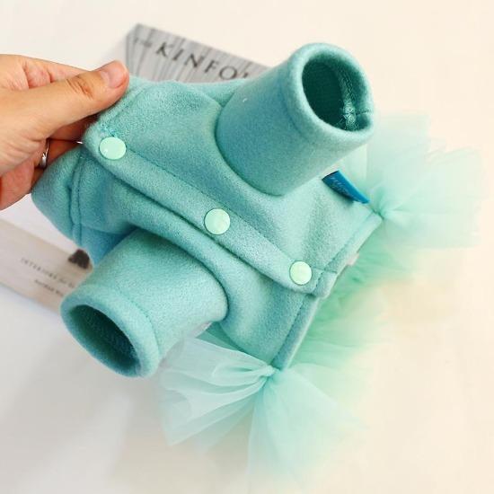 Elegant Tiffany Blue Tutu Dress for Pets – Stylish & Comfortable-ProPet Dress-2-Colydia