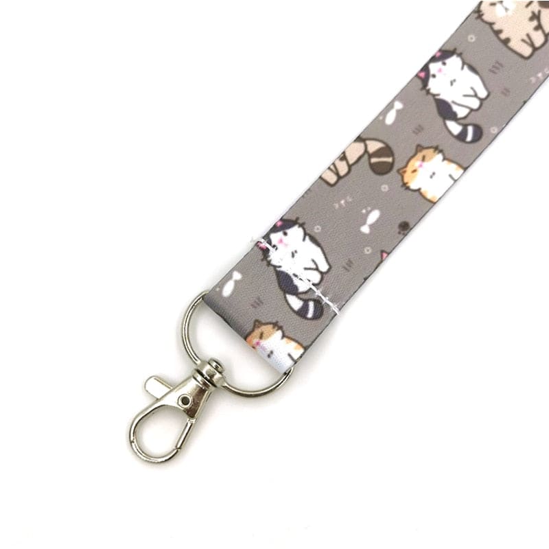 Cute Cat Pattern Lanyard - Keep Your Keys & Phone Secure-Lanyard-3-Colydia