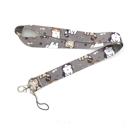 Cute Cat Pattern Lanyard - Keep Your Keys & Phone Secure-Lanyard-Kittens-4-Colydia