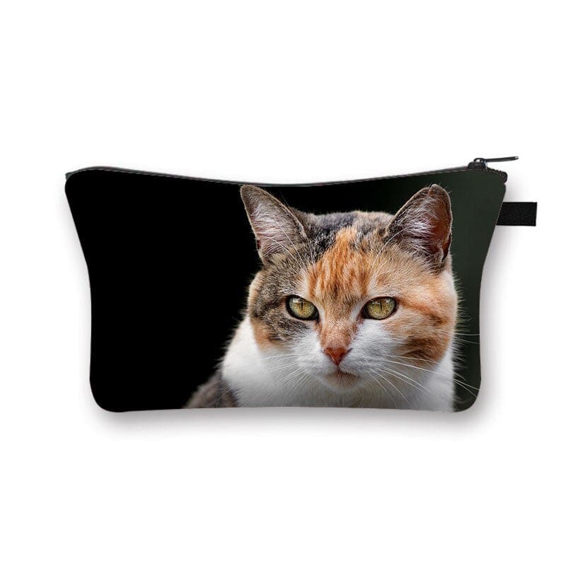 Charming 3D Cat Makeup Pouch – Perfect for Beauty & Essentials!-Makeup Pouch-Tortoiseshell Cat-5-Colydia