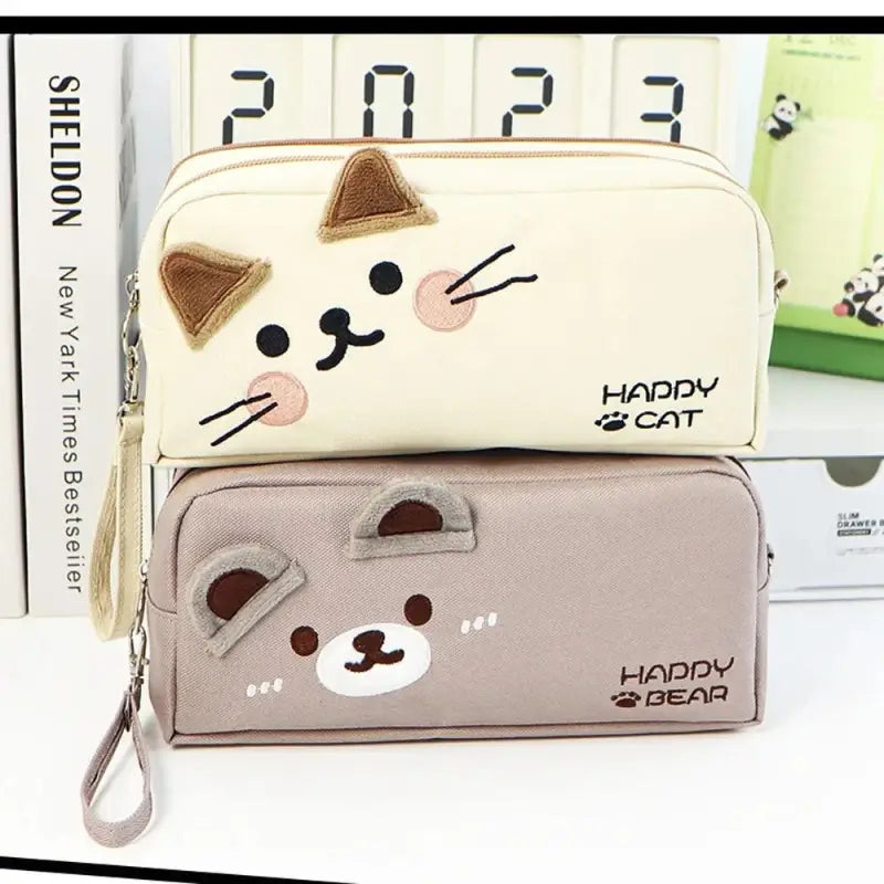 Kawaii Cat Pencil Case for School - Large Capacity & Versatile-Pencil Case-3-Colydia