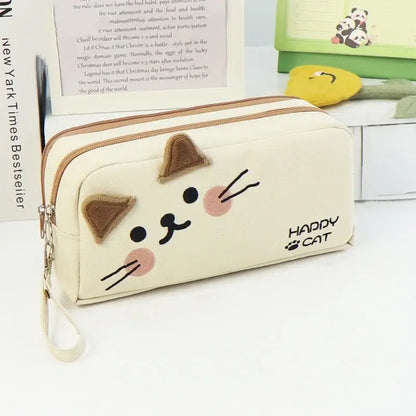 Kawaii Cat Pencil Case for School - Large Capacity & Versatile-Pencil Case-2-Colydia