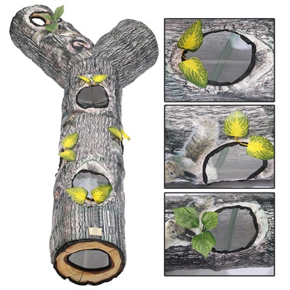 Interactive Cat Tunnel with Nature Design - Foldable & Durable-Cat Play Tunnel-4-Colydia