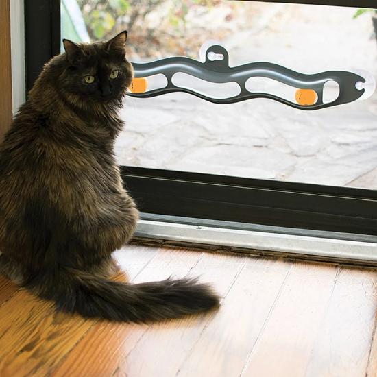 Interactive Cat Window Roller Track Toy for Endless Entertainment-Cat Toy-2-Colydia