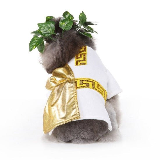 Epic Zeus Halloween Costume for Pets – Heroic and Heartfelt Design-Pet Costume-4-Colydia