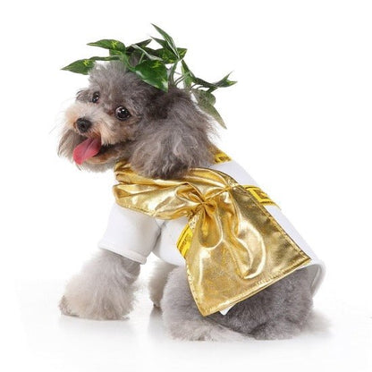 Epic Zeus Halloween Costume for Pets – Heroic and Heartfelt Design-Pet Costume-1-Colydia